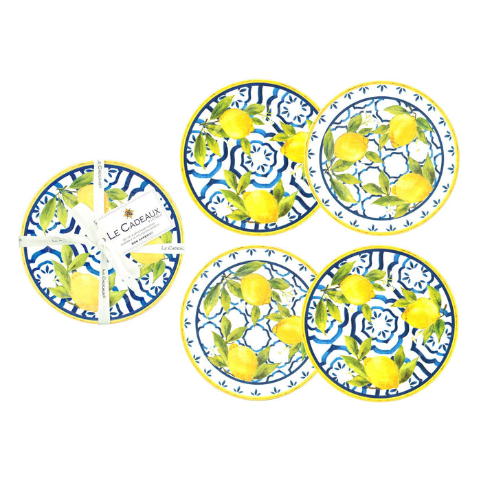 Palermo Appetizer Plates Set of 4 by Le Cadeaux