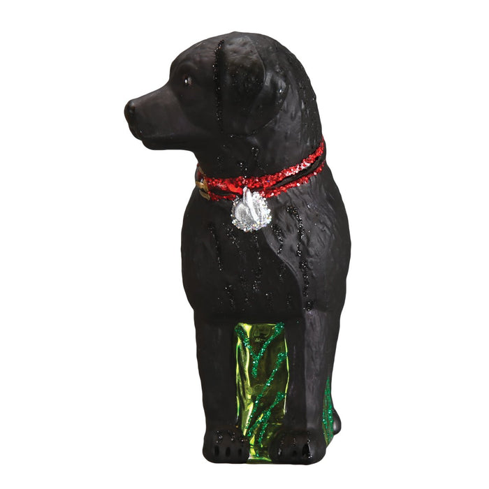 Old World Christmas Standing Black Lab Ornament