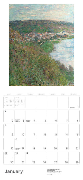 Claude Monet 2022 Wall Calendar