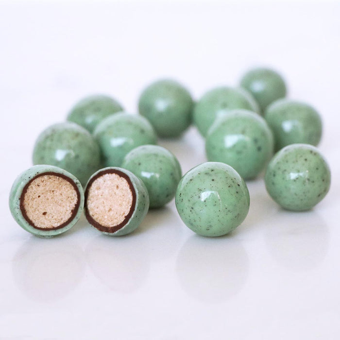 Mint Chocolate Chip Malted Milk Balls