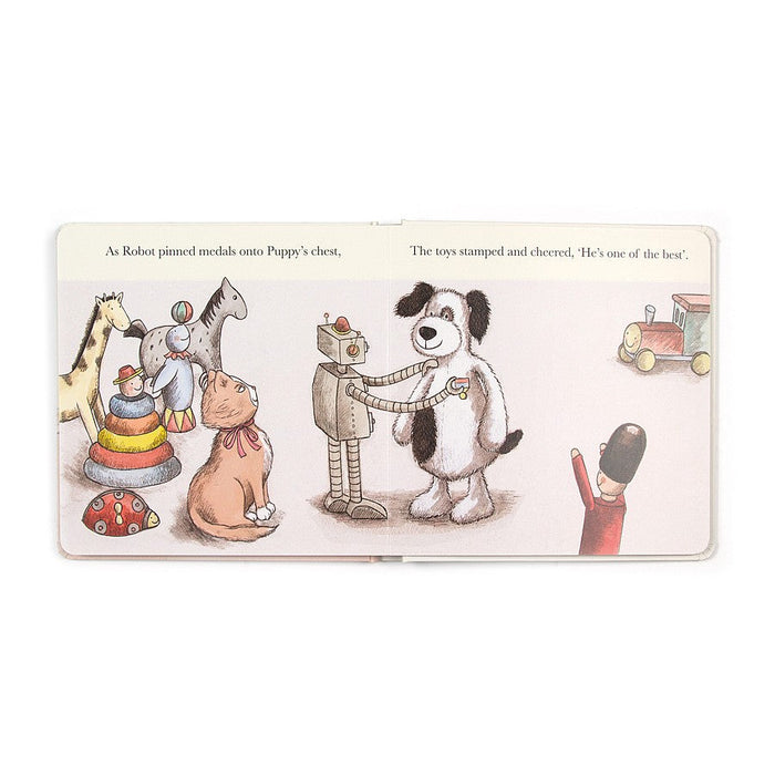 JellyCat The Scruffy Puppy Book