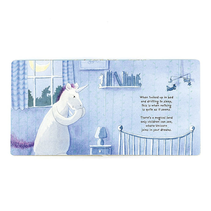 JellyCat Magical Unicorn Dreams Book