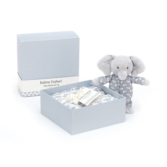 JellyCat Bedtime Elephant Baby Set