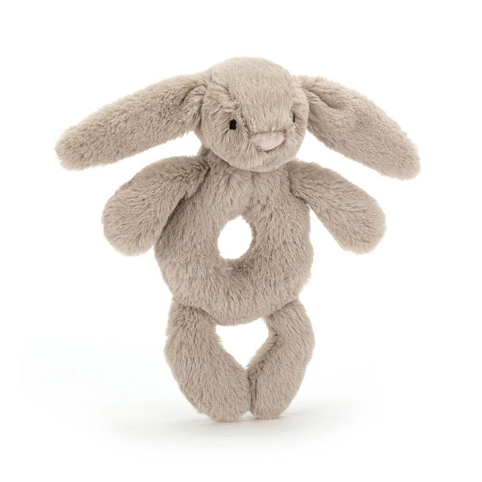 JellyCat Bashful Beige Bunny Ring RattlePlush Toy