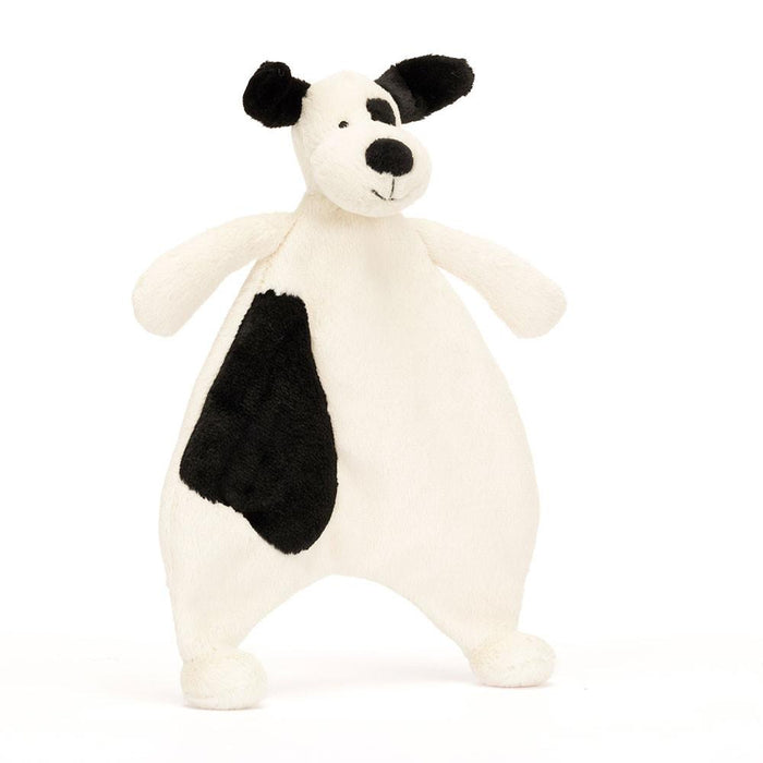 JellyCat Bashful Black & Cream Puppy ComforterPlush Toy