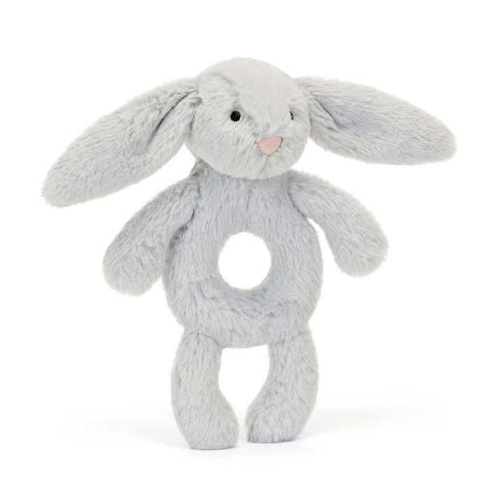 JellyCat Bashful Silver Bunny Ring RattlePlush Toy