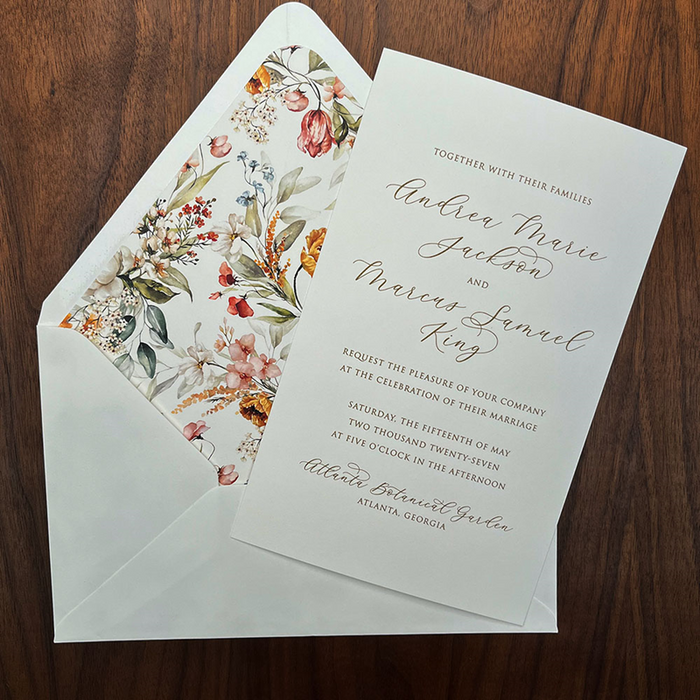 Botanical Wedding Invitation Suite