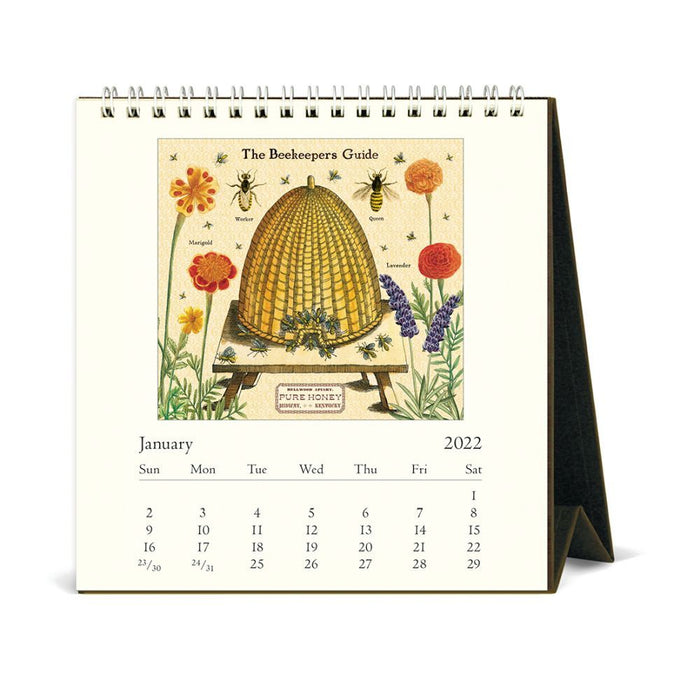 Cavallini 2022 Easel Calendar: Bees and Honey