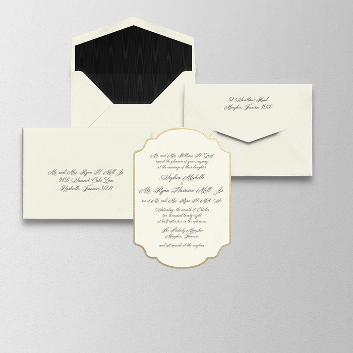 Chiaroscuro Wedding Invitation Suite