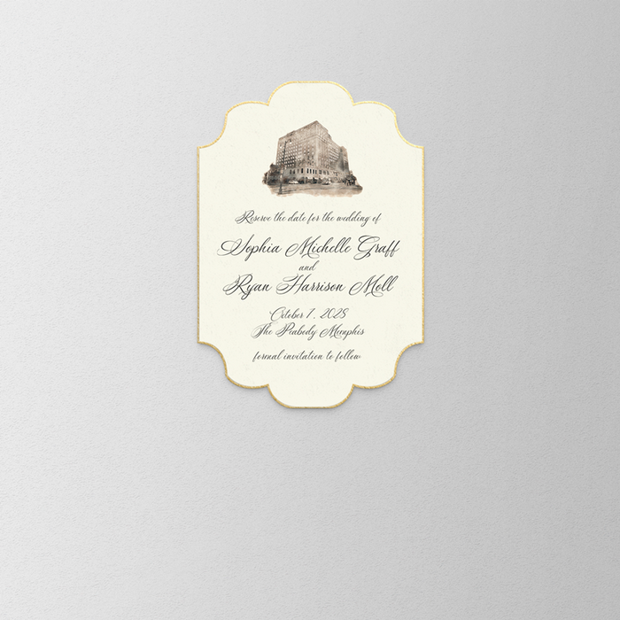 Chiaroscuro Wedding Invitation Suite