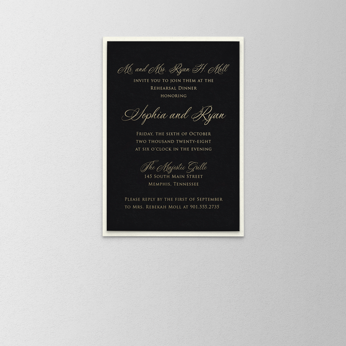 Chiaroscuro Wedding Invitation Suite