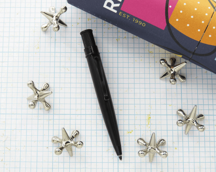 Retro 51 Tornado Elite - Stealth Black Ballpoint