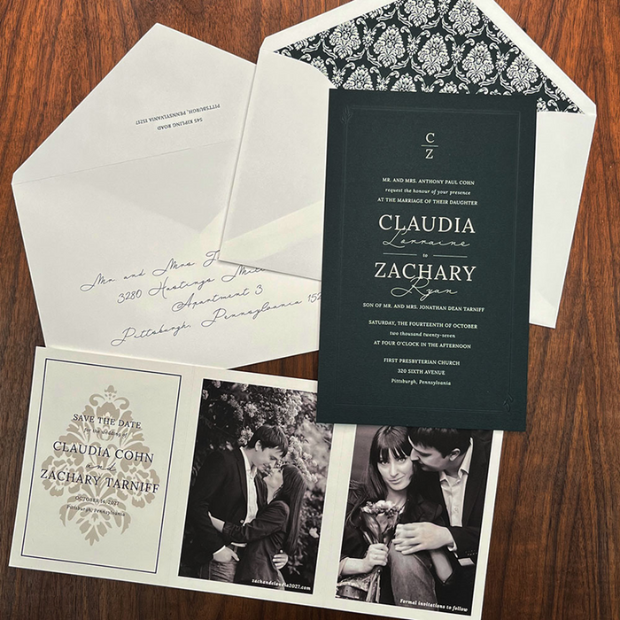 Gallant Wedding Invitation Suite