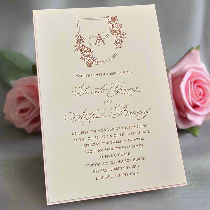 Gentility Wedding Invitation Variation 1