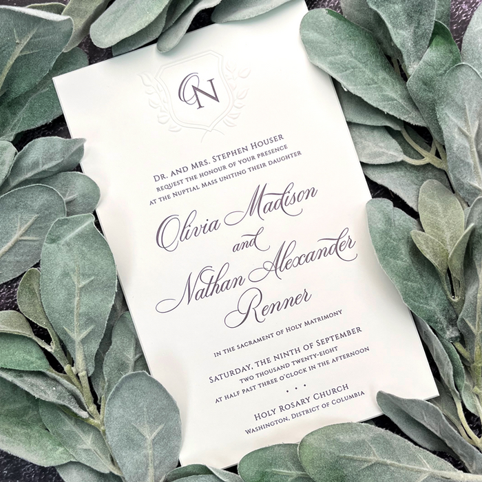 Eloquence Wedding Invitation Suite