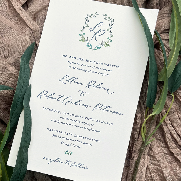 Palette Wedding Invitation Suite