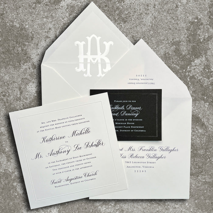 Piazza Wedding Invitation Suite