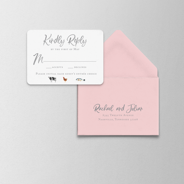 Impasto Wedding Invitation Suite