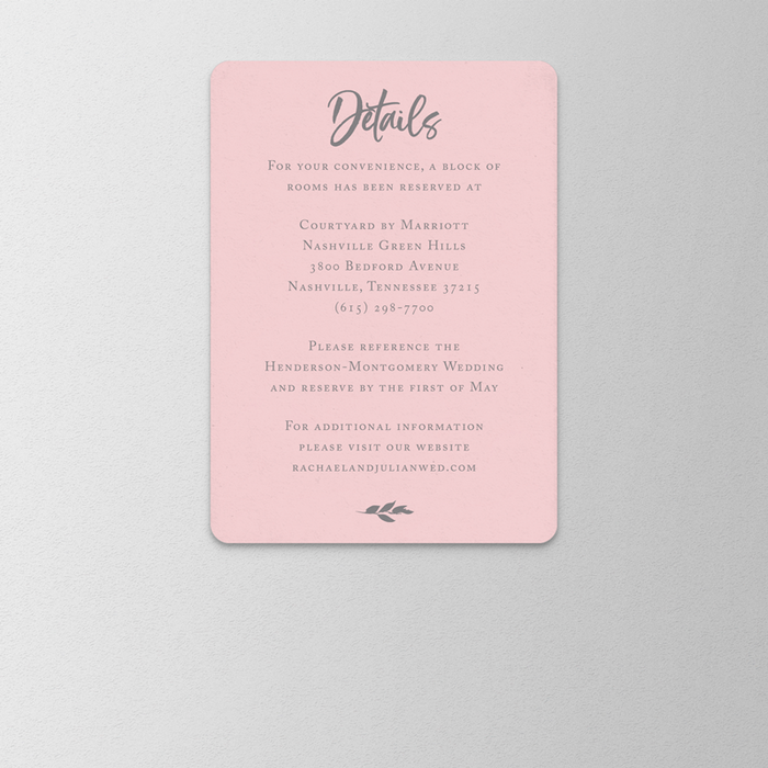 Impasto Wedding Invitation Suite