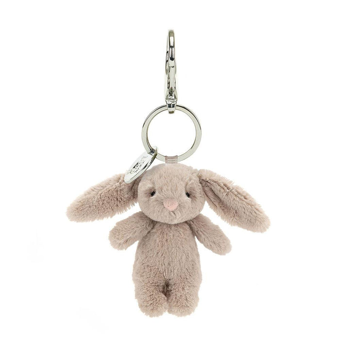 Jellycat Bashful Beige Bunny Bag Charm Plush Toy