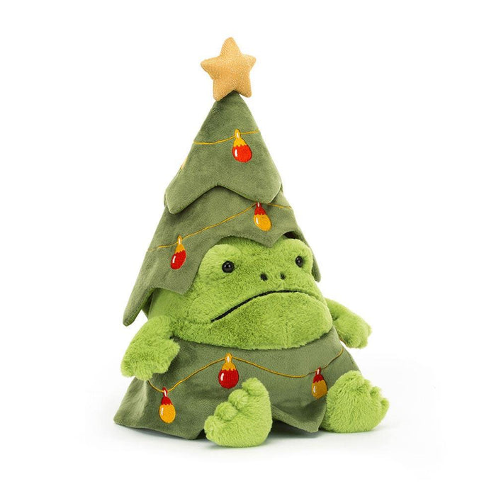 Jellycat Christmas Tree Ricky Rain Frog Plush Toy