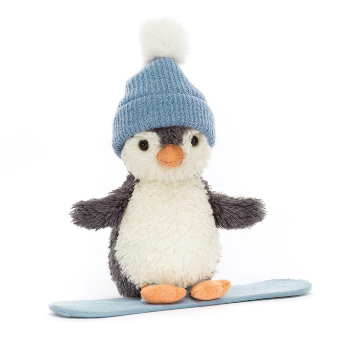 Jellycat Peanut Penguin Snowboarding Sm Plush Toy