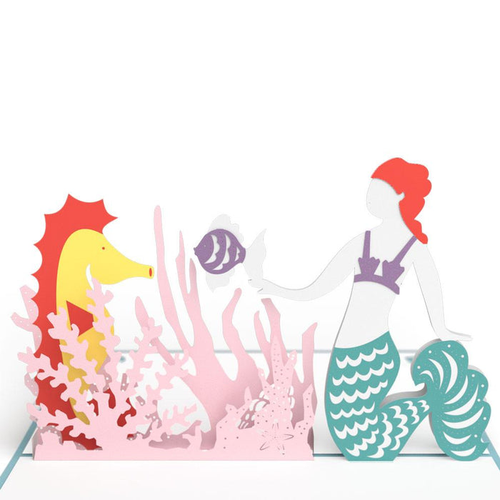 Mermaid 3D Pop Up card