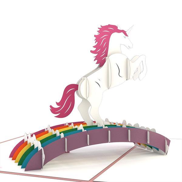 Unicorn 3D Pop Up card