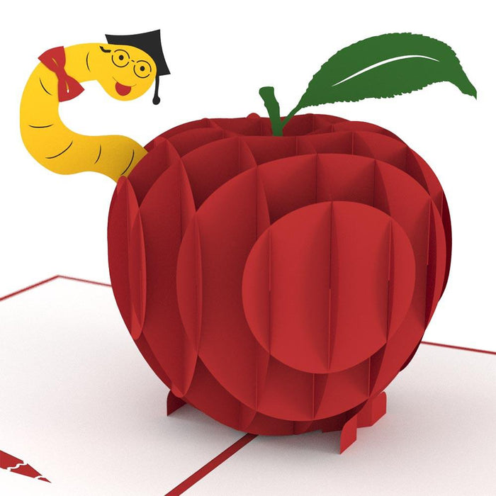 Teacher's Apple 3D Pop Up card