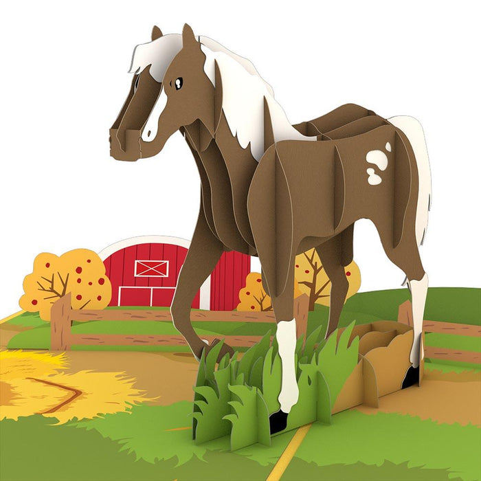 Horse 3D Pop Up card