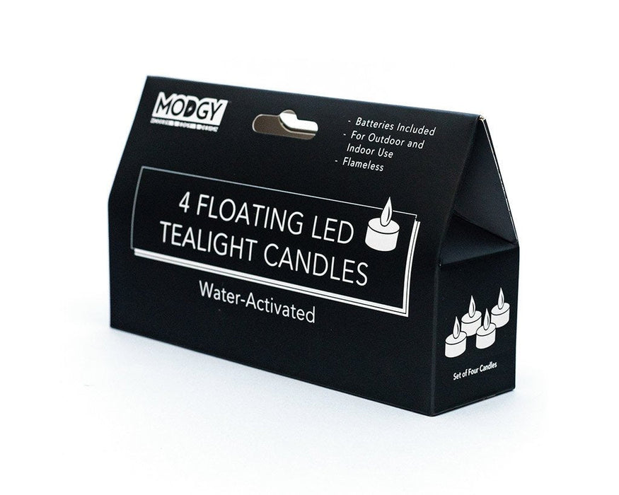 Water-Activated LED Floating Candles, Pack of Four