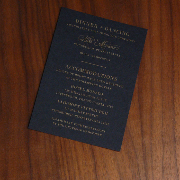 Obscura Wedding Invitation Suite