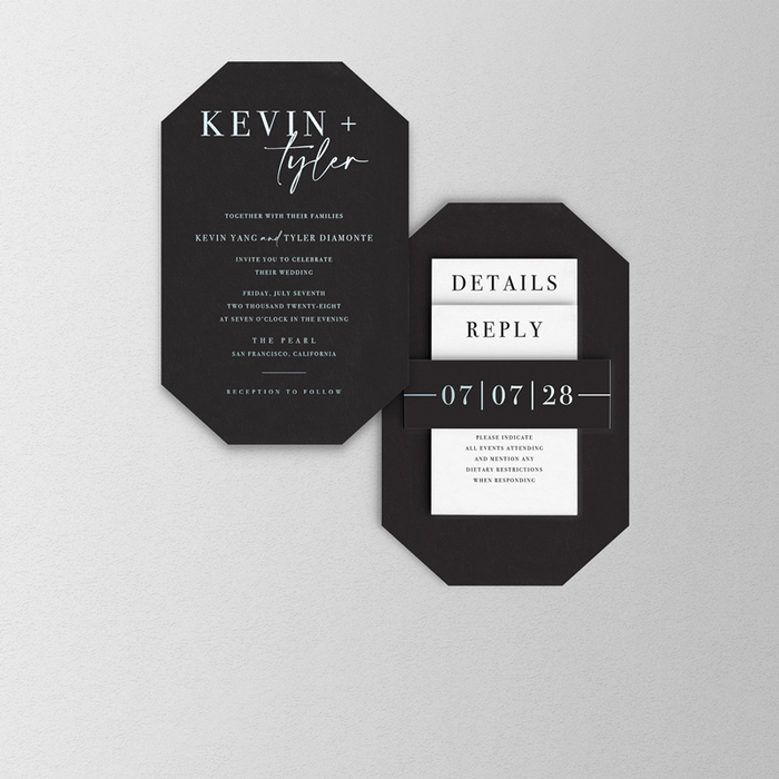 Plein Air Wedding Invitation Suite