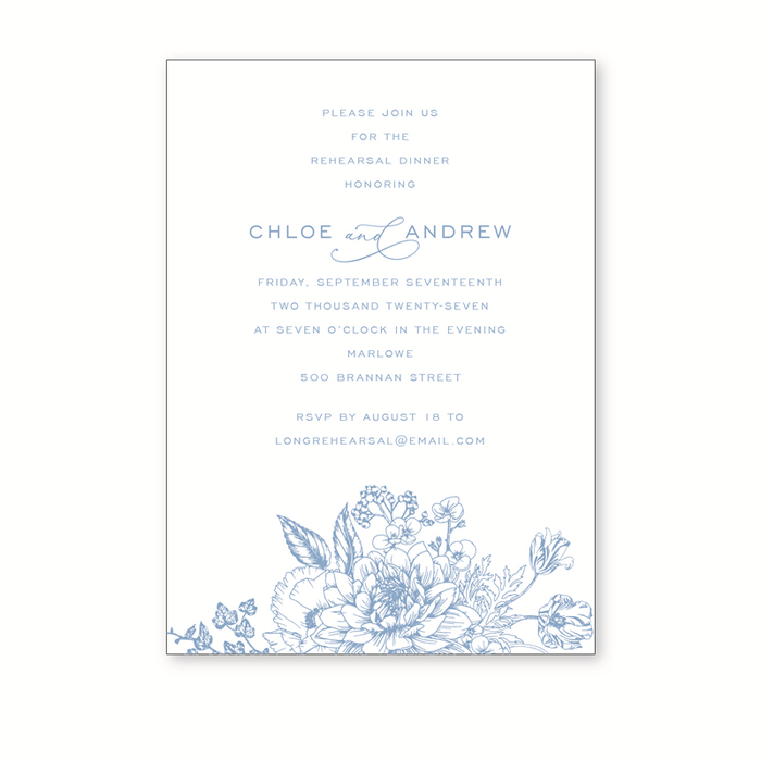 Toile Wedding Invitation Suite