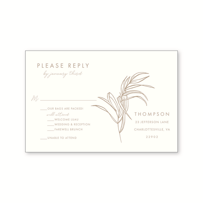 Seaside Wedding Invitation Suite