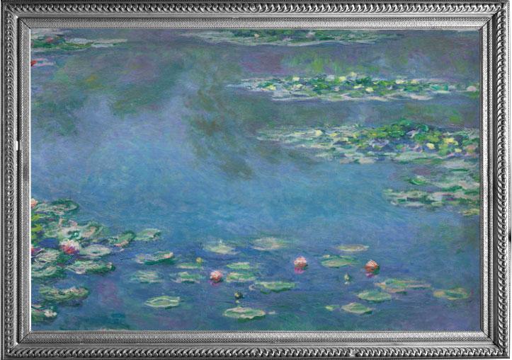 FINE ART RAINCAPER - MONET WATER LILIES TRAVEL CAPE