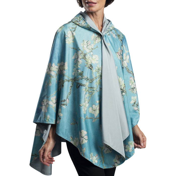 FINE ART RAINCAPER - VAN GOGH ALMOND BLOSSOM TRAVEL CAPE