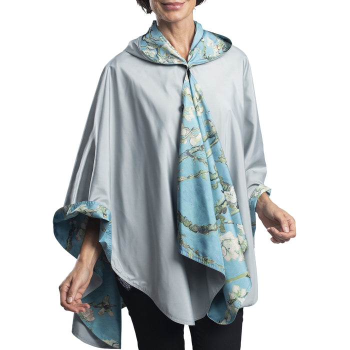 FINE ART RAINCAPER - VAN GOGH ALMOND BLOSSOM TRAVEL CAPE