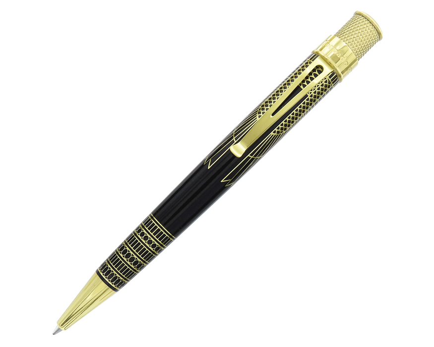 Retro 1951 Tornado Metalsmith Cleopatra Rollerball Pen