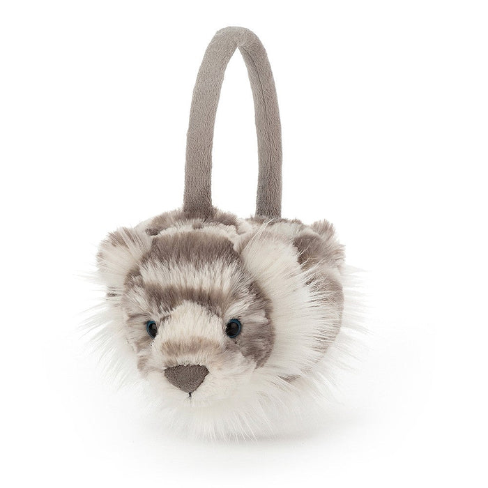 JellyCat Sacha Snow Tiger Ear Muffs