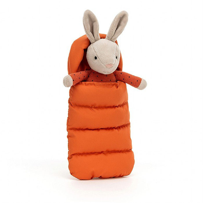 JellyCat Sleeping Bag Snuggler Bunny Plush Toy