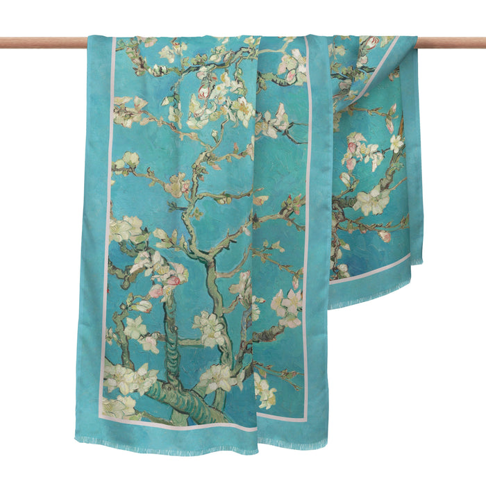 VAN GOGH ALMOND BLOSSOM SILK BLEND WOMEN’S FASHION SHAWL