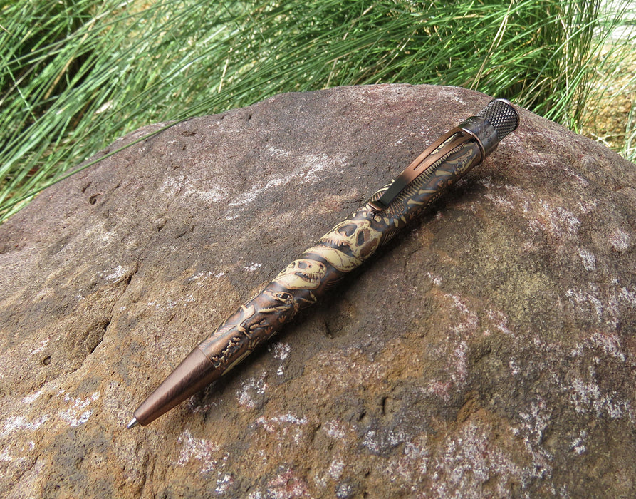 Retro 1951 Smithsonian Dinosaur Fossil Roller Ball Pen