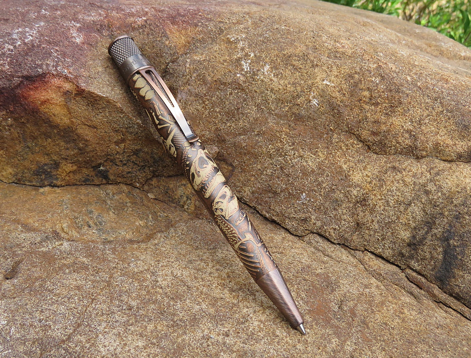 Retro 1951 Smithsonian Dinosaur Fossil Roller Ball Pen