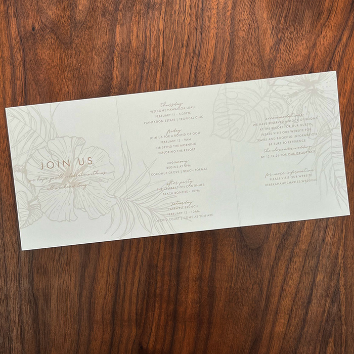 Seaside Wedding Invitation Suite