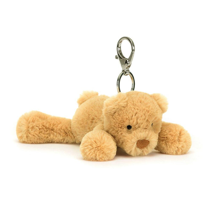 JellyCat Smudge Bear Bag Charm Plush Toy