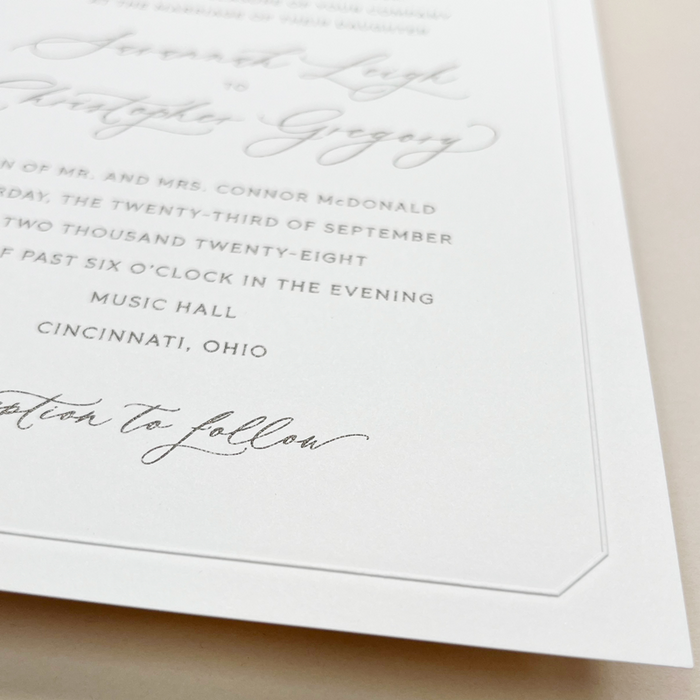 Stylus Wedding Invitation Suite