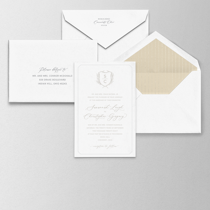 Stylus Wedding Invitation Suite