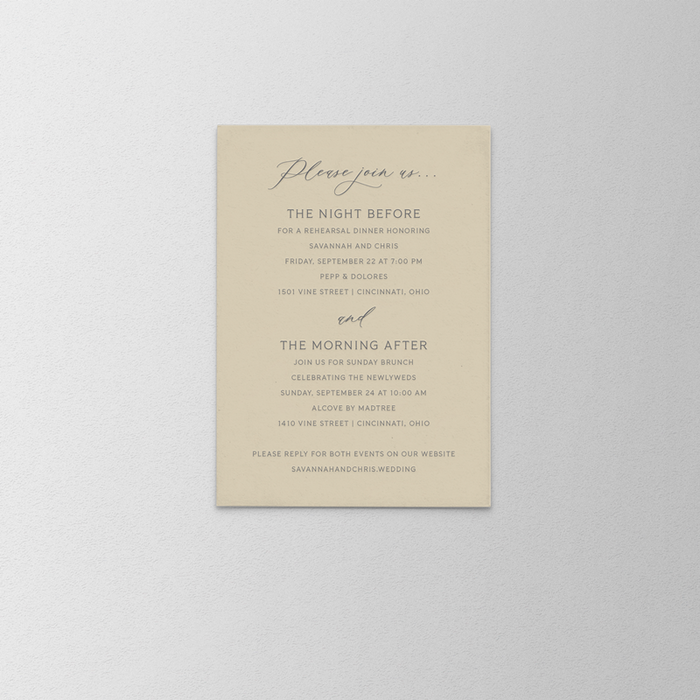 Stylus Wedding Invitation Suite