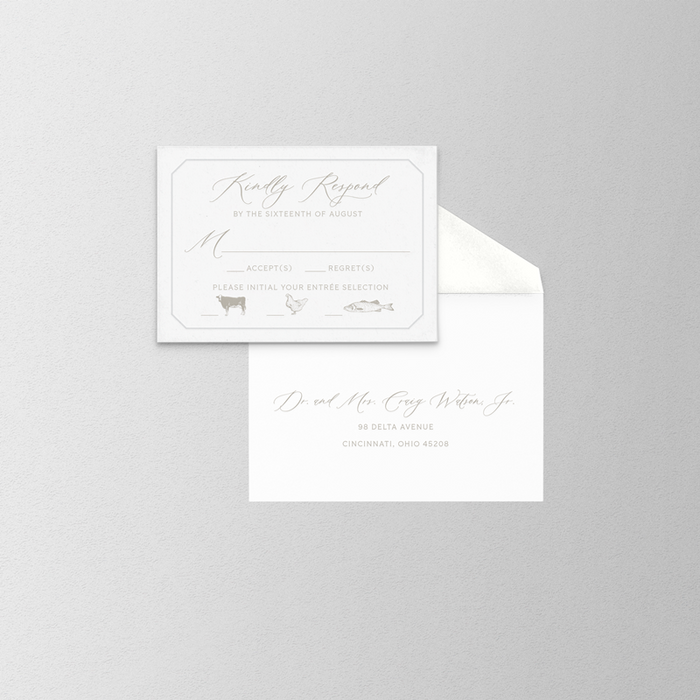 Stylus Wedding Invitation Suite